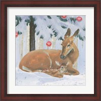 Framed Christmas Critters Bright VIII