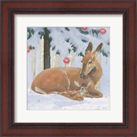 Framed Christmas Critters Bright VIII