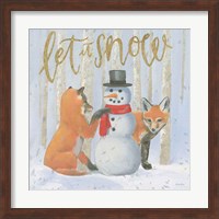 Framed Christmas Critters Bright III