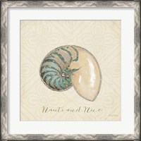 Framed Beach Treasures III Christmas