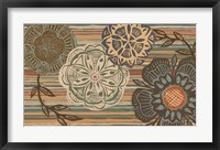 Framed Woodcut Nature II