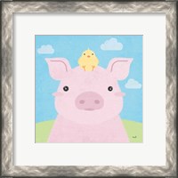 Framed 'Barn Buddies II' border=