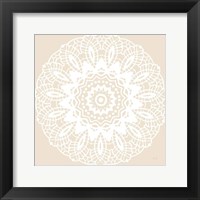 Contemporary Lace Neutral II Framed Print