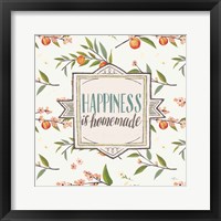 Sweet Life VI White v2 Framed Print