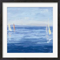Framed Open Sail with Red Crop
