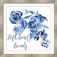 Framed Delft Delight IV Faith