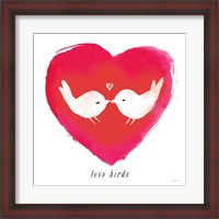 Framed Love Birds