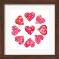 Framed Hearts and More Hearts II