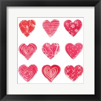 Framed Hearts and More Hearts I