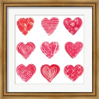 Framed Hearts and More Hearts I