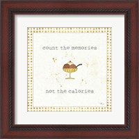 Framed Calorie Cuties VI Dot Border