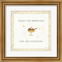 Framed Calorie Cuties VI Dot Border