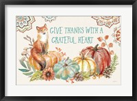 Autumn Friends II Framed Print