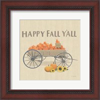 Framed Heartland Harvest Moments IV Happy Fall