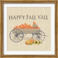 Framed Heartland Harvest Moments IV Happy Fall