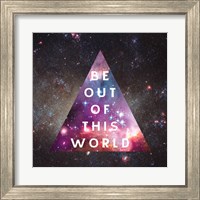 Framed 'Out of this World I' border=
