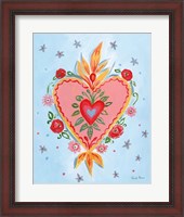 Framed Frida's Heart III