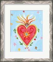 Framed Frida's Heart I