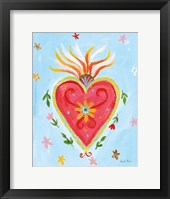 Frida's Heart I Framed Print