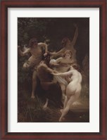 Framed Nymphs and Satyr