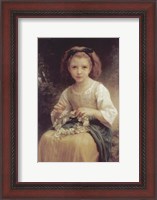 Framed Child Braiding a Crown