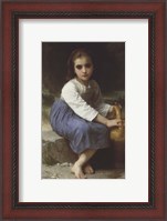 Framed Young Girl with a Pitcher; Jeune Fille a La Cruche, 1885