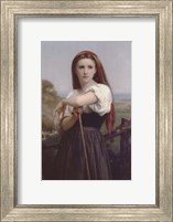 Framed Young Shepherdess