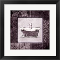 Framed Purple Bath