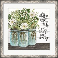 Framed Blue Jars - What is Meant to Be