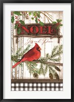 Framed Noel Cardinal