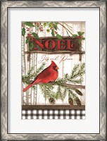 Framed Noel Cardinal