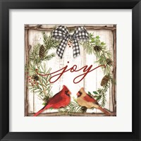 Framed Joy Wreath