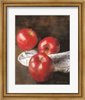 Framed Apples and Quilt