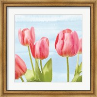Framed Fresh Spring Tulips I