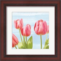 Framed Fresh Spring Tulips I