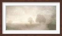 Framed Foggy Soft Morning Landscape
