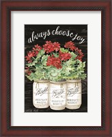 Framed White Jars - Always Choose Joy