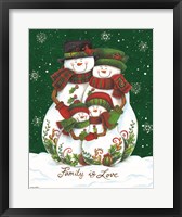 Framed Snow Family II