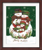 Framed Snow Family II