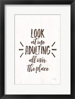 Framed Look at Me Adulting