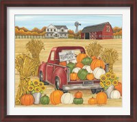 Framed Pumpkins for Sale Red Truck Farm