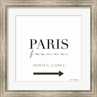 Framed Paris Sign