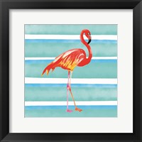 Tropical Life Flamingo II Framed Print