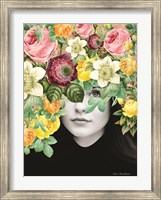 Framed Girl and the Flowers