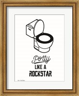 Framed Potty Like a Rockstar