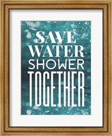 Framed Save Water