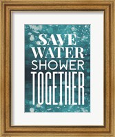 Framed Save Water