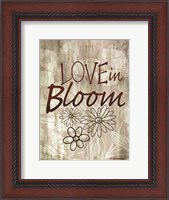 Framed Love Blooms Here
