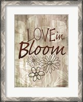 Framed Love Blooms Here