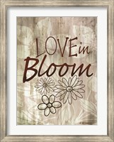 Framed Love Blooms Here